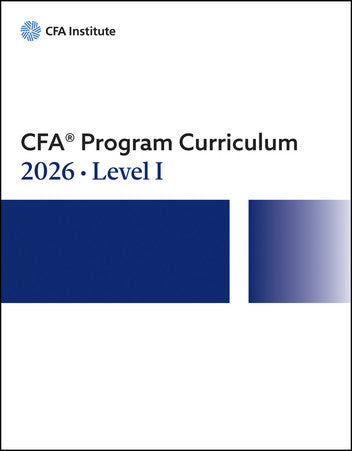 2026 CFA Institute Program Curriculum Level 1 (Book Set)
