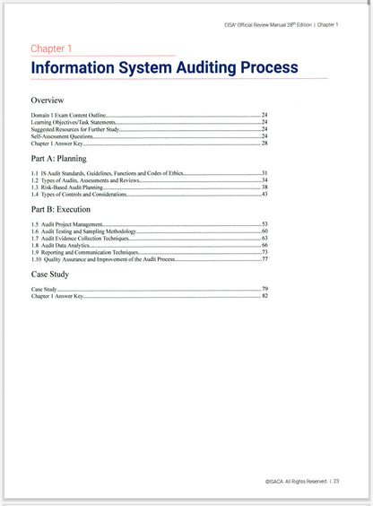 CISA Review Manual, 28th Edition