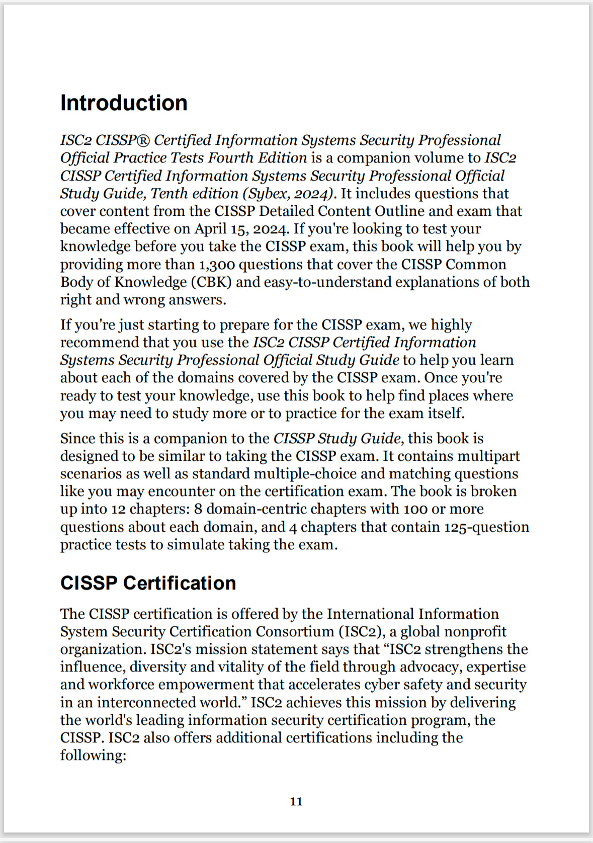 CISSP Official Practice Test, 4th Edition