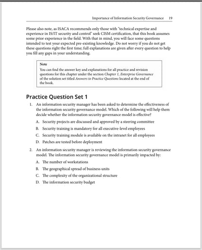 Certified Information Security Manager Exam Prep Guide, 2nd Edition